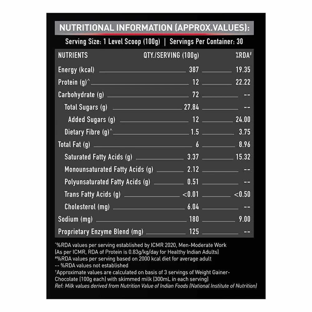 MuscleBlaze Weight Gainer