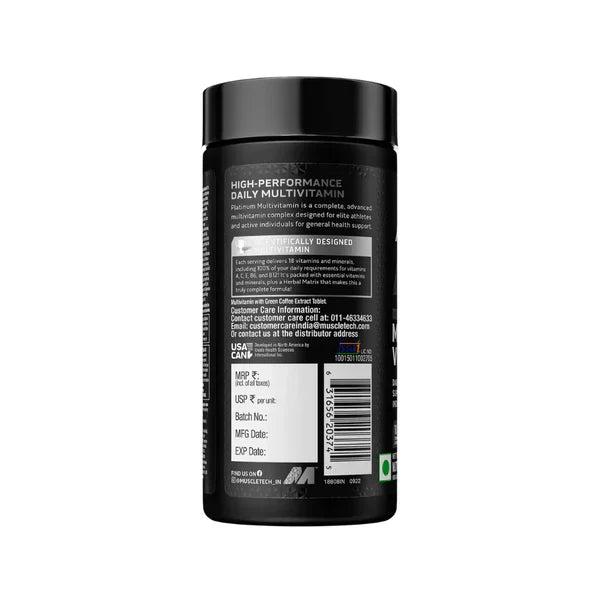 MuscleTech Platinum Multivitamin