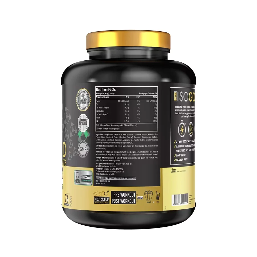 One Science 100% ISO Gold Whey Protein Isolate