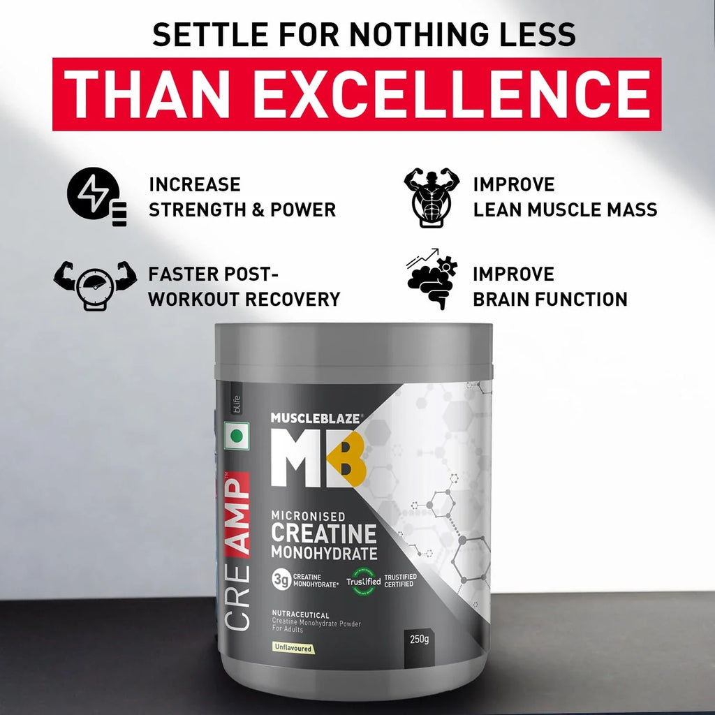 MuscleBlaze Creatine Monohydrate CreAMP