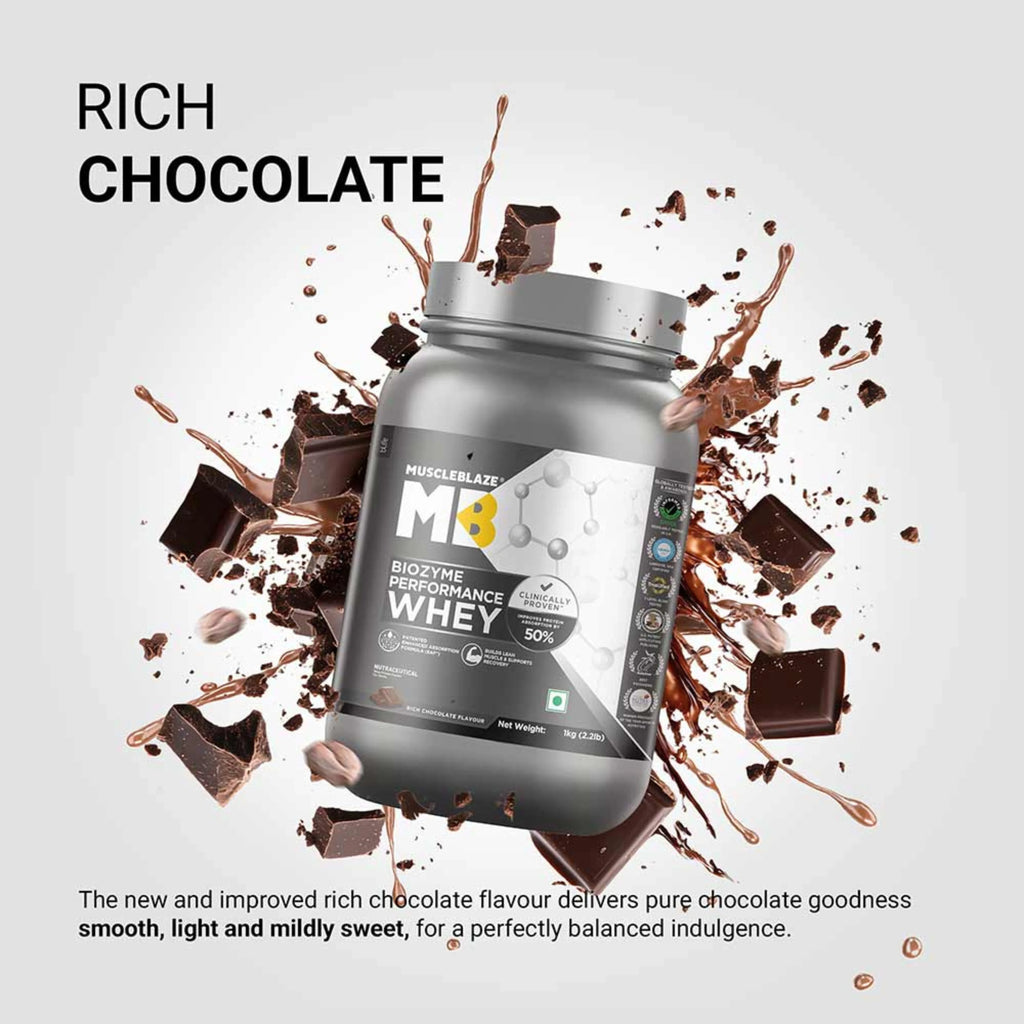 MuscleBlaze Biozyme Performance Whey Protein