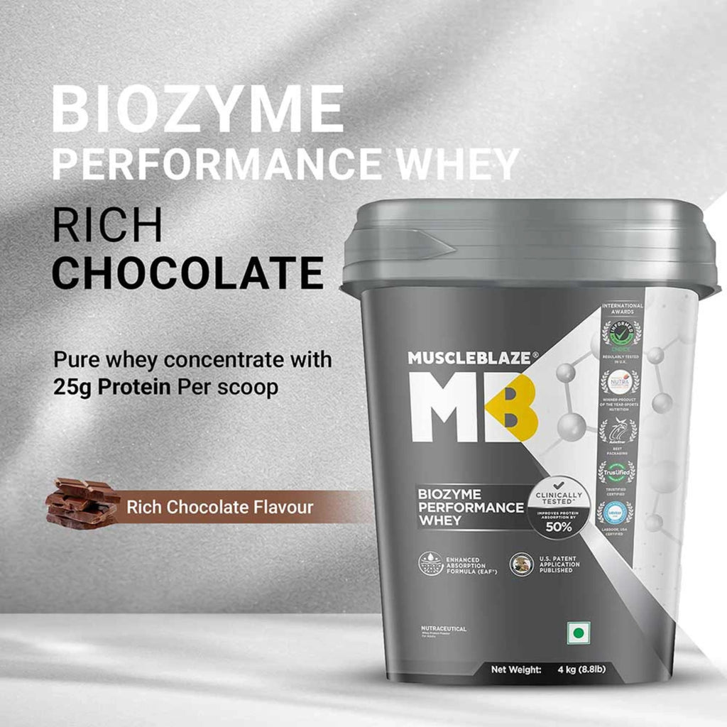 MuscleBlaze Biozyme Performance Whey Protein