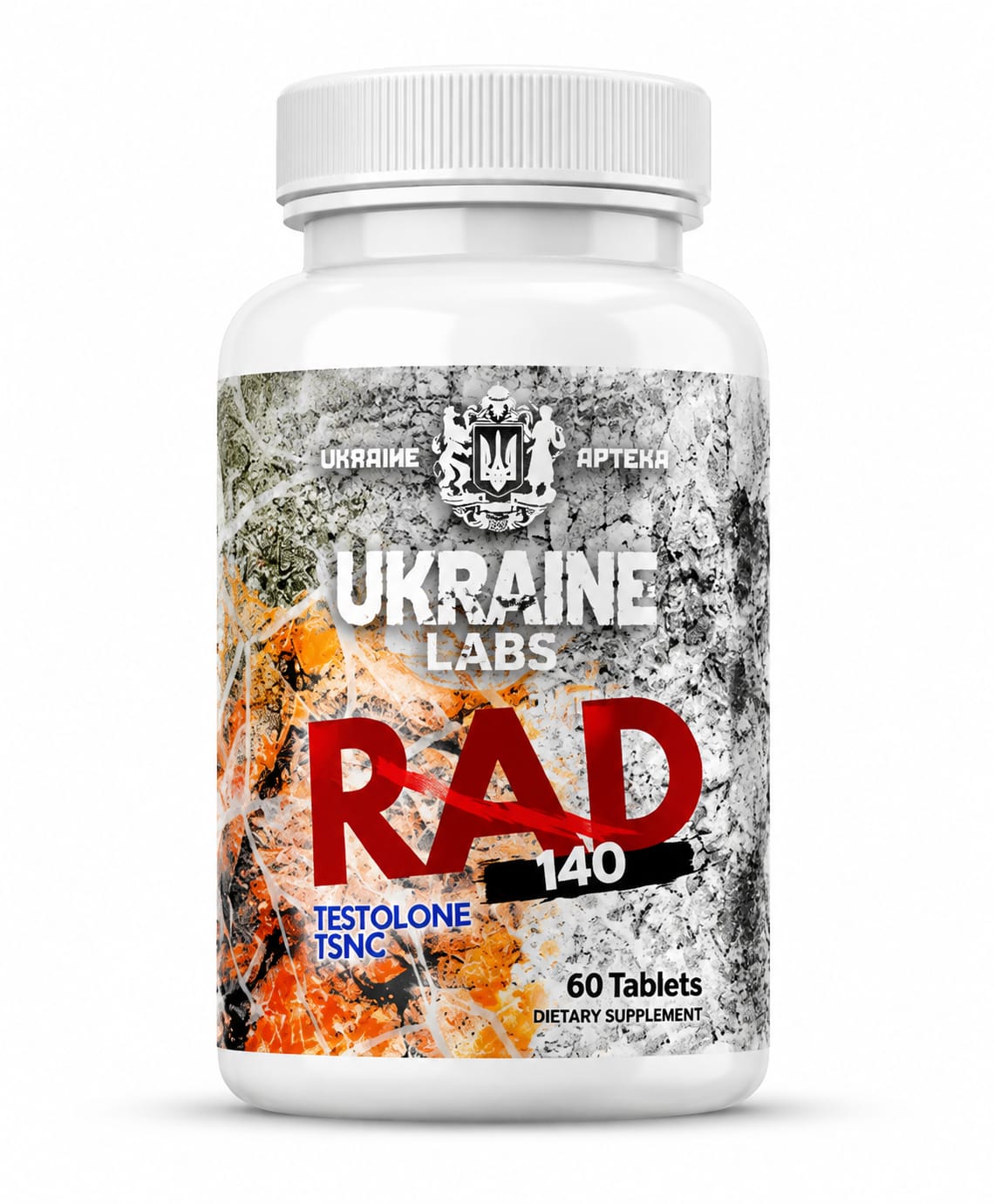Ukraine Labs Hardcore RAD 140 (Testolone TSNC) 15mg – 60 Tablets