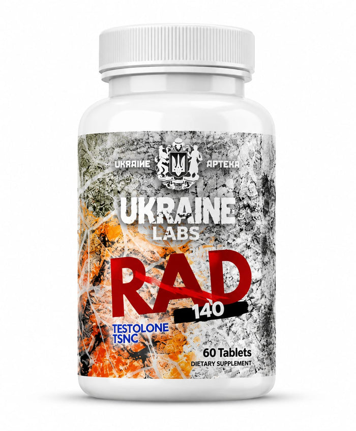Ukraine Labs Hardcore RAD 140 (Testolone TSNC) 15mg – 60 Tablets