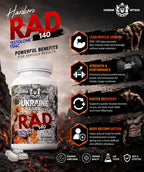 Ukraine Labs Hardcore RAD 140 (Testolone TSNC) 15mg – 60 Tablets