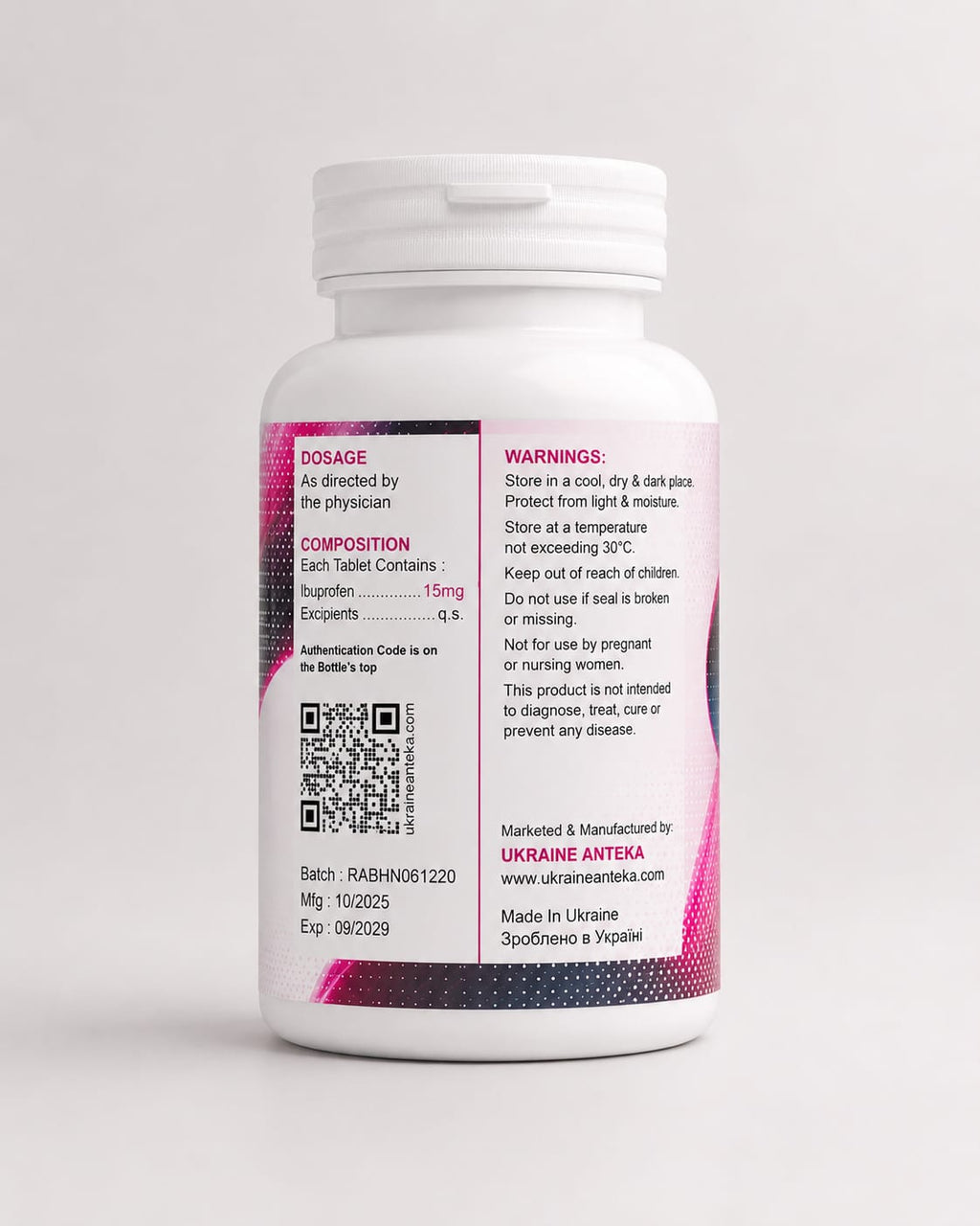 Ukraine Anteka MK677 (Ibutamoren 15mg) - 60 Tablets