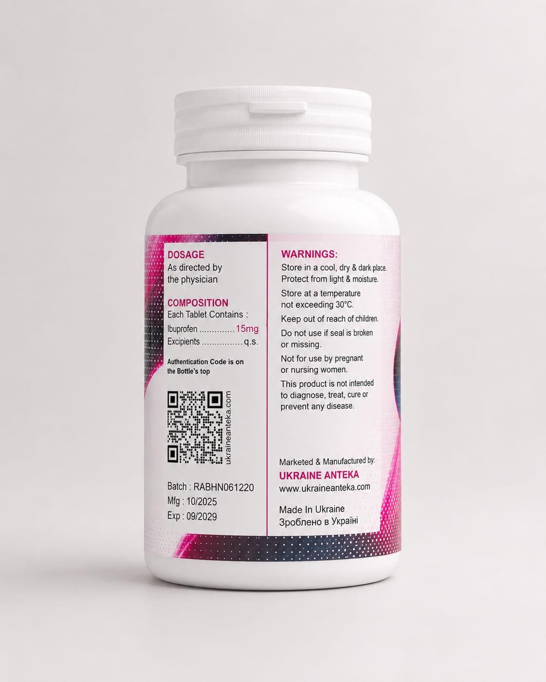 Ukraine Anteka MK677 (Ibutamoren 15mg) - 60 Tablets