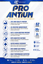 Ronnie Coleman Signature Series (RC) PRO-ANTIUM Supreme Multifaceted Protein Complex (5 lb / 2.27 kg, 52 Servings)